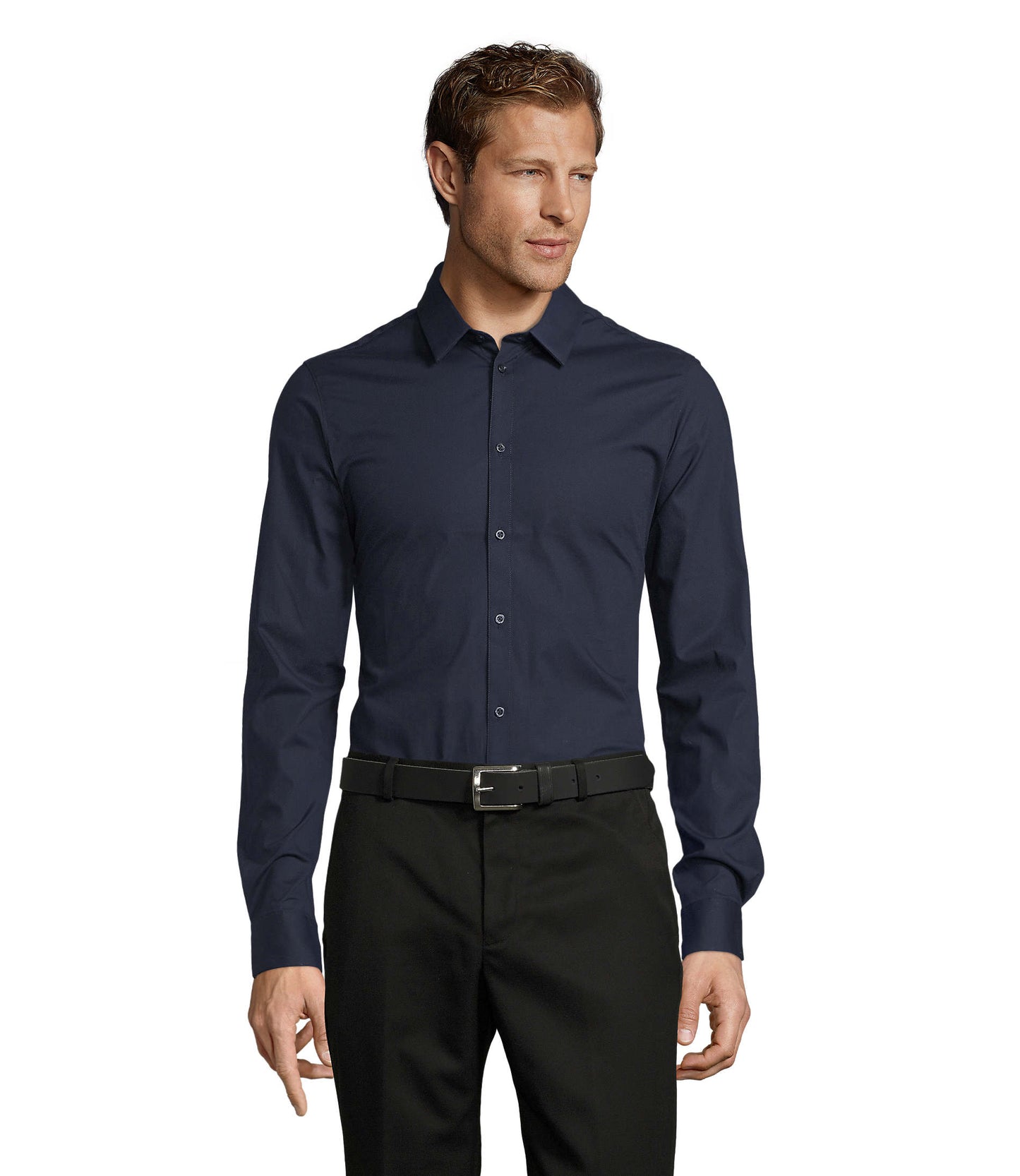 CHEMISE HOMME STRETCH MANCHES LONGUES
