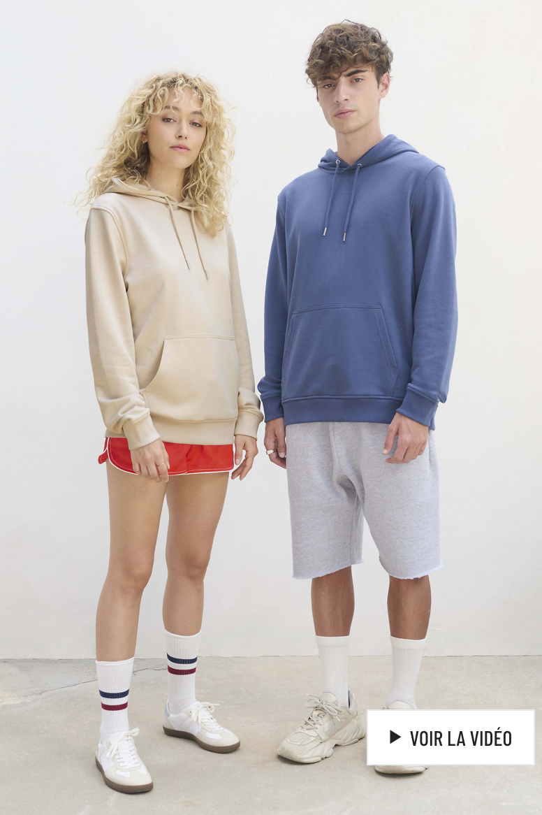 SWEAT-SHIRT UNISEXE À CAPUCHE