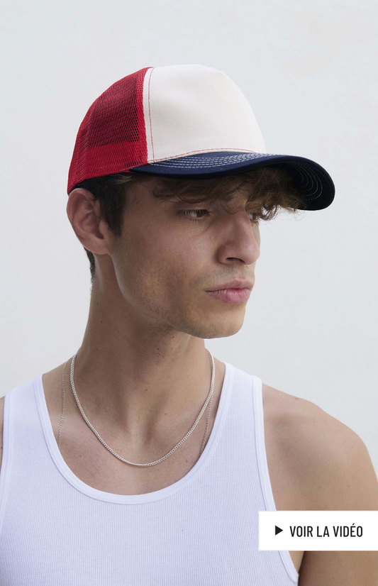 CASQUETTE FILET 5 PANNEAUX