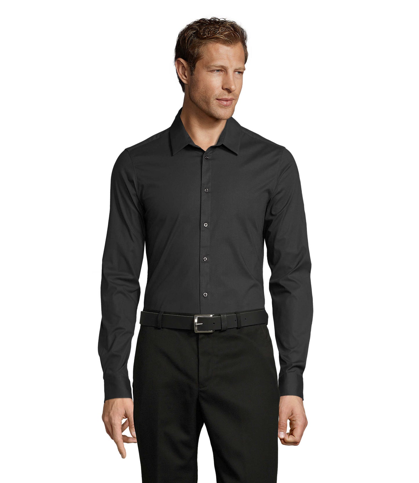 CHEMISE HOMME STRETCH MANCHES LONGUES