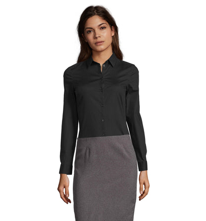 CHEMISE FEMME STRETCH MANCHES LONGUES