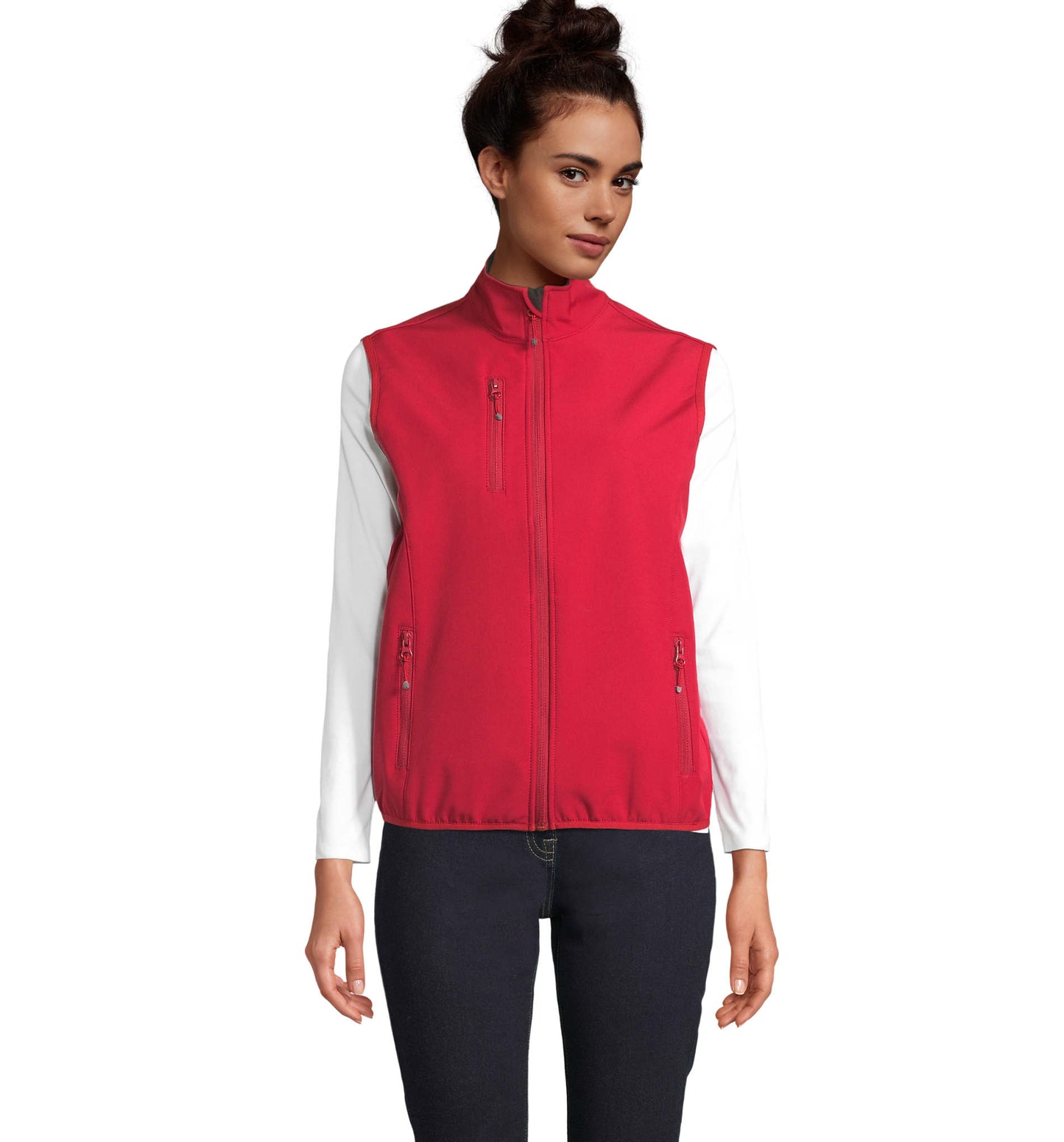 VESTE FEMME ZIPPÉE SOFTSHELL SANS MANCHE