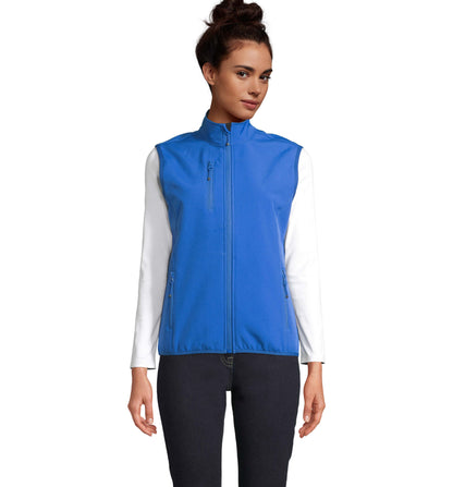 VESTE FEMME ZIPPÉE SOFTSHELL SANS MANCHE