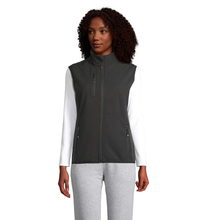 VESTE FEMME ZIPPÉE SOFTSHELL SANS MANCHE